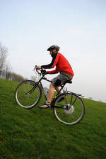 Bike Climbing Hill
