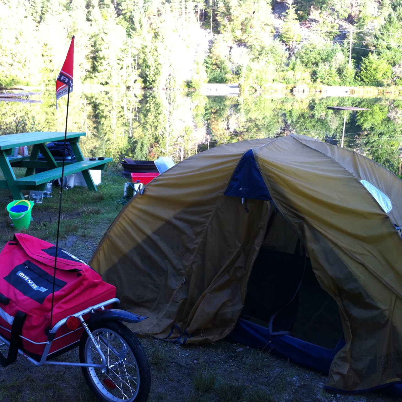 Maya Cycle camping